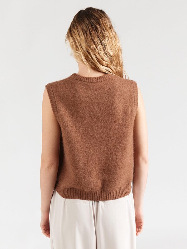 AMERICAN VINTAGE Svetr 'VITOW' čokoládová