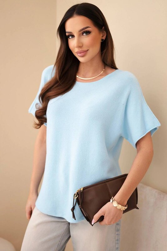 Fashionweek Dámská svetrová halenka z příjemného kvalitního materiálu K115