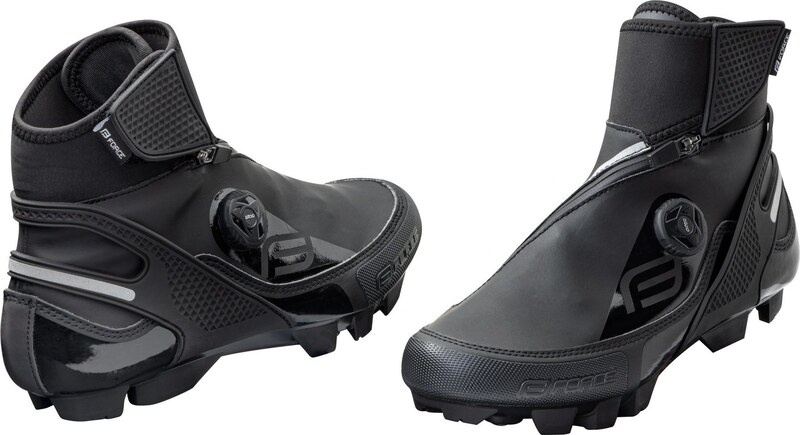 tretry zimní FORCE MTB GLACIER, černé