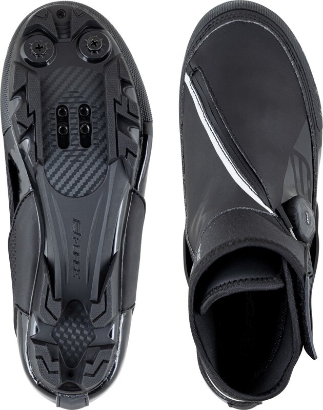 tretry zimní FORCE MTB GLACIER, černé