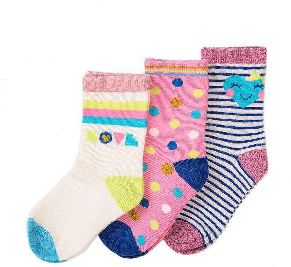 Minoti Dívčí ponožky 3 ks Vel. 128/140