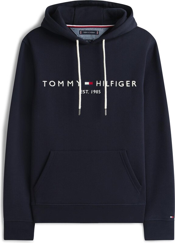 TOMMY HILFIGER Mikina tmavě modrá / červená / bílá