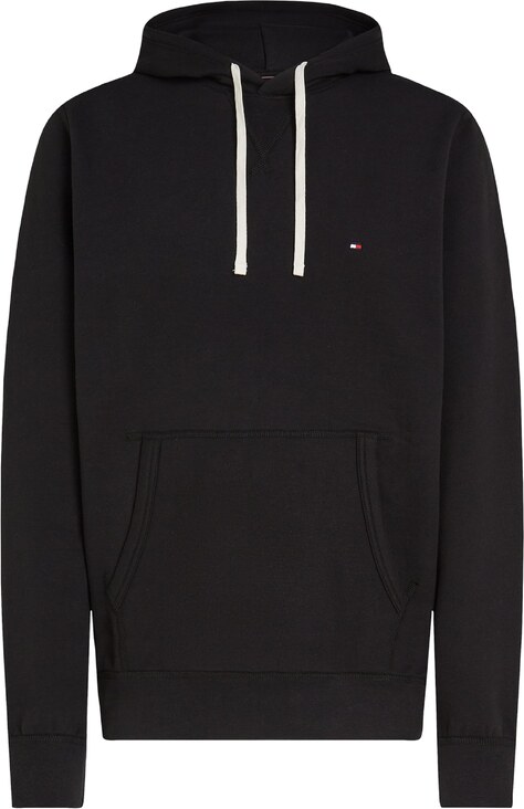 TOMMY HILFIGER Mikina 'Essential' černá / bílá