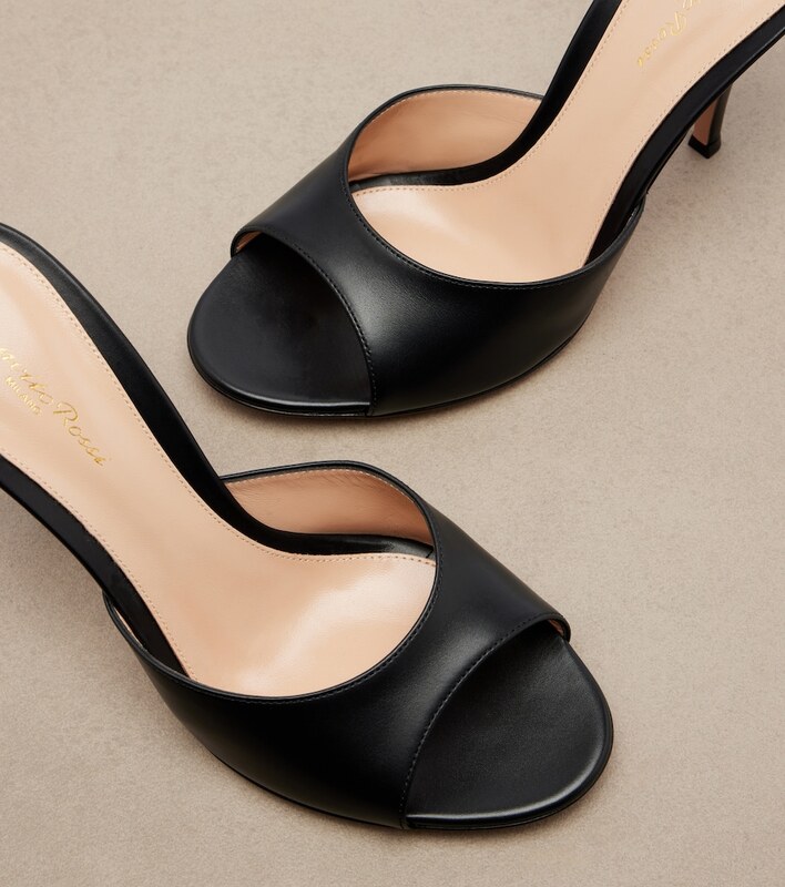 Gianvito Rossi Sofia leather mules