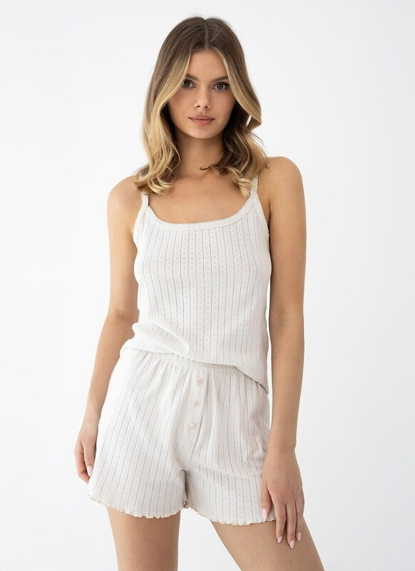 Dámské pyžamo SENSIS JAYLANI světle béžová 3PACK