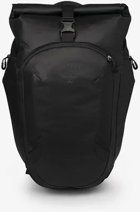 Batoh Osprey Transporter Roll Top Backpack Raven Black/ Black 30 l