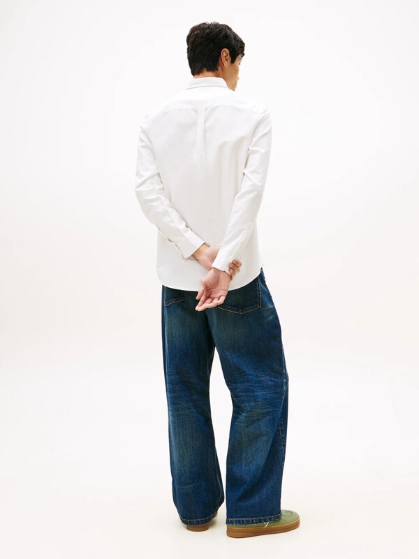 Tommy Jeans pánská bílá košile