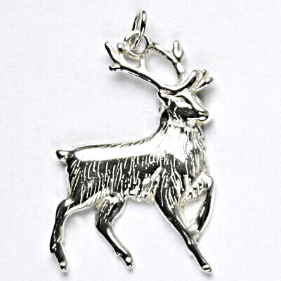 Stříbrný přívěsek jelen - P266