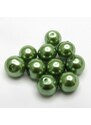 Voskované perly, 10mm (10ks/bal)