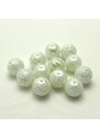 Vroubkované perly, 8mm (12ks/bal)