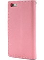 Pouzdro / kryt pro Apple iPhone 5 / 5S / SE - Mercury, Fancy Diary Pink/Hotpink