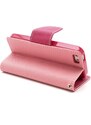 Pouzdro / kryt pro Apple iPhone 5 / 5S / SE - Mercury, Fancy Diary Pink/Hotpink