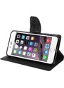 Pouzdro / kryt pro Apple iPhone 6 Plus / 6S Plus - Mercury, Fancy Diary BLACK/BLACK