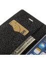 Pouzdro / kryt pro Apple iPhone 6 Plus / 6S Plus - Mercury, Fancy Diary BLACK/BLACK