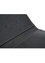 Danny P. Kožená peněženka s pouzdrem na iPhone SE/5S/5 pocketbook, Černá
