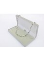 FBM - Německo Novinka - luxusní náhrdelník bílé zlato Briline103