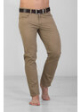 GEAR CHINOS JSM248 strečové slim fit - béžové