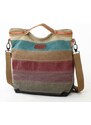 Kabelka Miss Lulu Canvas Stripy