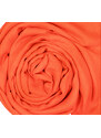 Carlo Romani Svítivě oranžová pašmína P59 / Svítivě oranžová šála