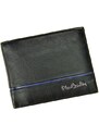 Pánská kožená peněženka Pierre Cardin SAHARA TILAK15 8806 černá / modrá