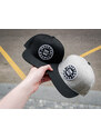 Kšiltovka BRIXTON OATH III Medium Profile MP Light Heather Grey/Black Snapback