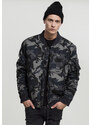 UC Men Vintage Camo Cotton Bomber Jacket tmavé camo