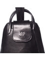 Delami Vera Pelle Kožený kabelko-baťůžek Gianina, černý
