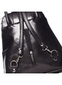 Delami Vera Pelle Kožený kabelko-baťůžek Gianina, černý