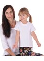 Afrodit Dětské tričko krátký rukáv Laura bílé od 122-146 134