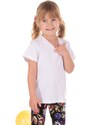 Afrodit Dětské tričko krátký rukáv Laura bílé od 98-116 98