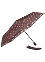 Afrodit Skládací deštník Knoflík hnědý