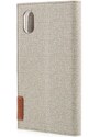 Pouzdro / kryt pro iPhone XS / X - Mercury, Milano Diary BEIGE/BROWN