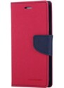 Pouzdro / kryt pro iPhone XS / X - Mercury, Fancy Diary HOTPINK/NAVY