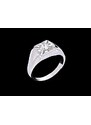 A-diamond.eu jewels Prsten pánský stříbrný briliant 773