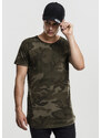 UC Men Camo Shaped Long Tee olivové camo