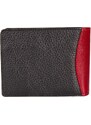 Pánská kožená peněženka GIUDI Paul - černá/červená