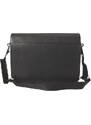 Tony Perotti luxusní pánská černá kožená taška i na notebook velikosti 13“ 9027-38