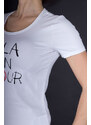 Armani Jeans Dámské luxusní bílé tričko Armani XL