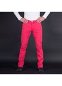 Nádherné pánské růžové kalhoty Armani Jeans 48
