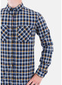 Armani Jeans Luxusní pánská kostkovaná košile Armani L