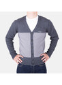 Luxusní pánský šedý svetr Armani Jeans S
