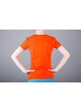 Armani Jeans Stylové tričko AJ oranžové dámské XL