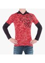 Červené tričko Armani Jeans L