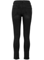 Urban Classics Ladies High Waist Skinny Denim Pants black washed