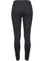 Urban Classics Ladies Space Dye Terry Jogpants blk/wht