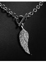 BM Jewellery Dámský náhrdelník z chirurgické oceli křídlo S119110