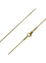 BM Jewellery Řetízek gold 45 x 0,13 cm z chirurgické oceli S174040