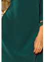 numoco Zelené dámské šaty s mašlemi model 5943391