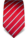 Strukturovaná kravata Vincenzo Boretti 21994 - červená