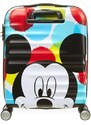 American Tourister Kabinový cestovní kufr Wavebreaker Disney Spinner 36 l šedá